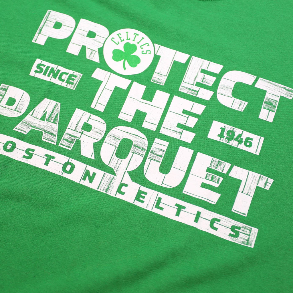 NBA Mens Green Boston Celtics Graphic T-Shirt M Short Sleeve Crew Neck Protect
