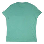 CALVIN KLEIN JEANS Mens Green Graphic T-Shirt 4XL Short Sleeve Crew Neck Cotton