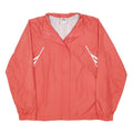 ADIDAS Mens Coral Polyester Blend Zip Jacket L Sportswear Lightweight
