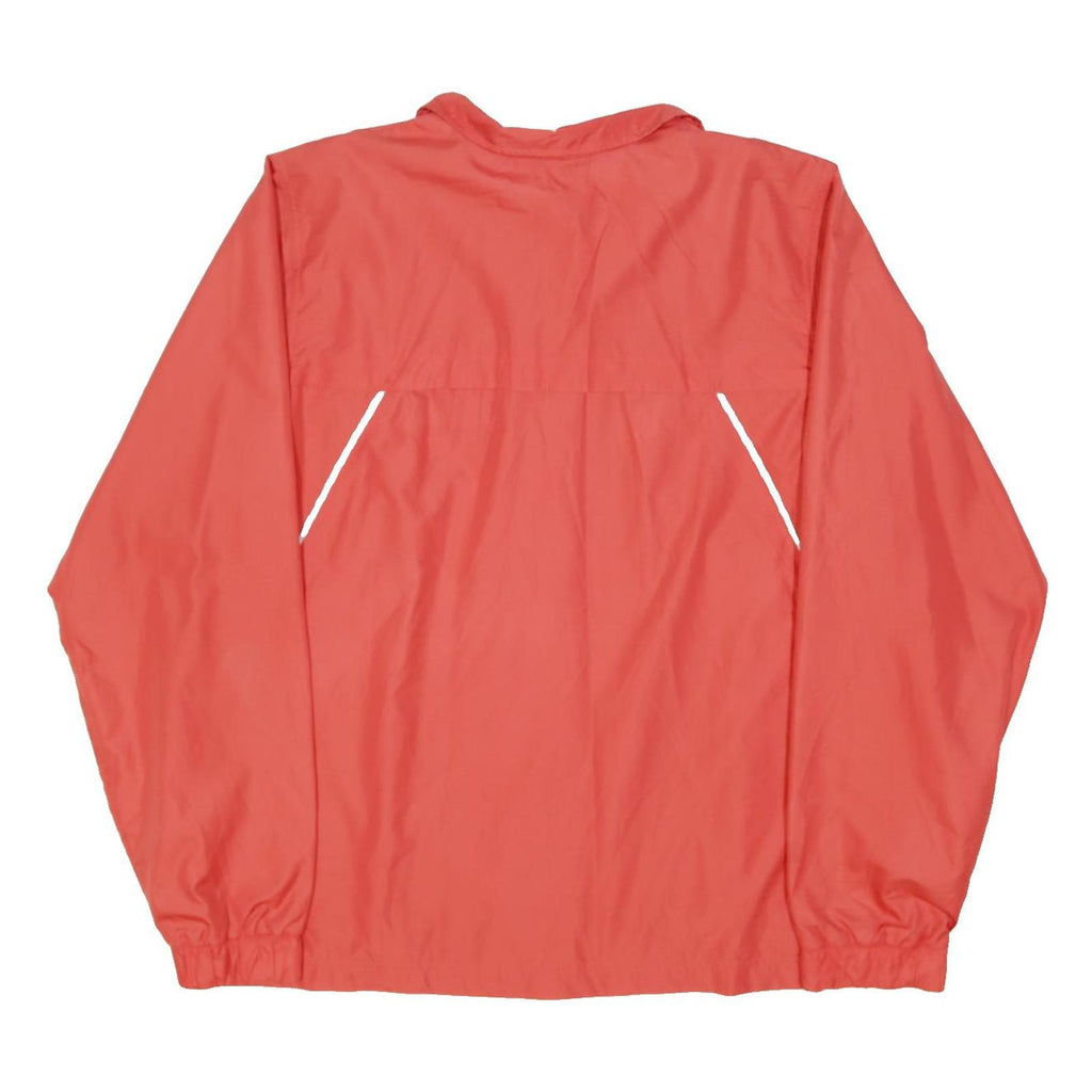 ADIDAS Mens Coral Polyester Blend Zip Jacket L Sportswear Lightweight