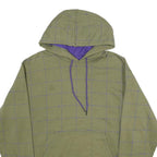 CHAMPION Mens Green Pullover Hoodie M Cotton Blend Casual Streetwear