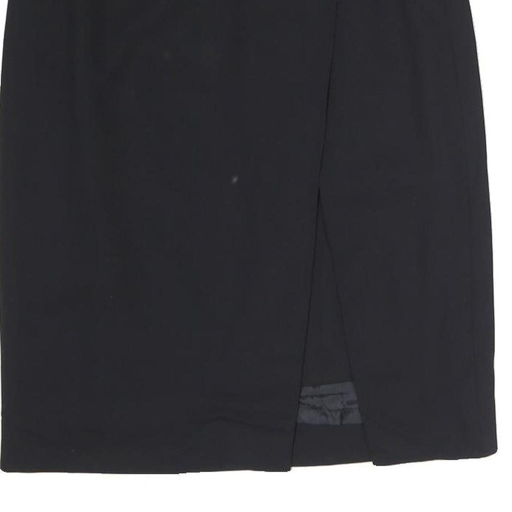 ESCADA Womens Black Classic Pencil Knee Length Cotton Skirt M Smart Formal