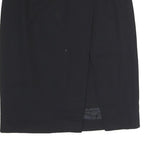 ESCADA Womens Black Classic Pencil Knee Length Cotton Skirt M Smart Formal