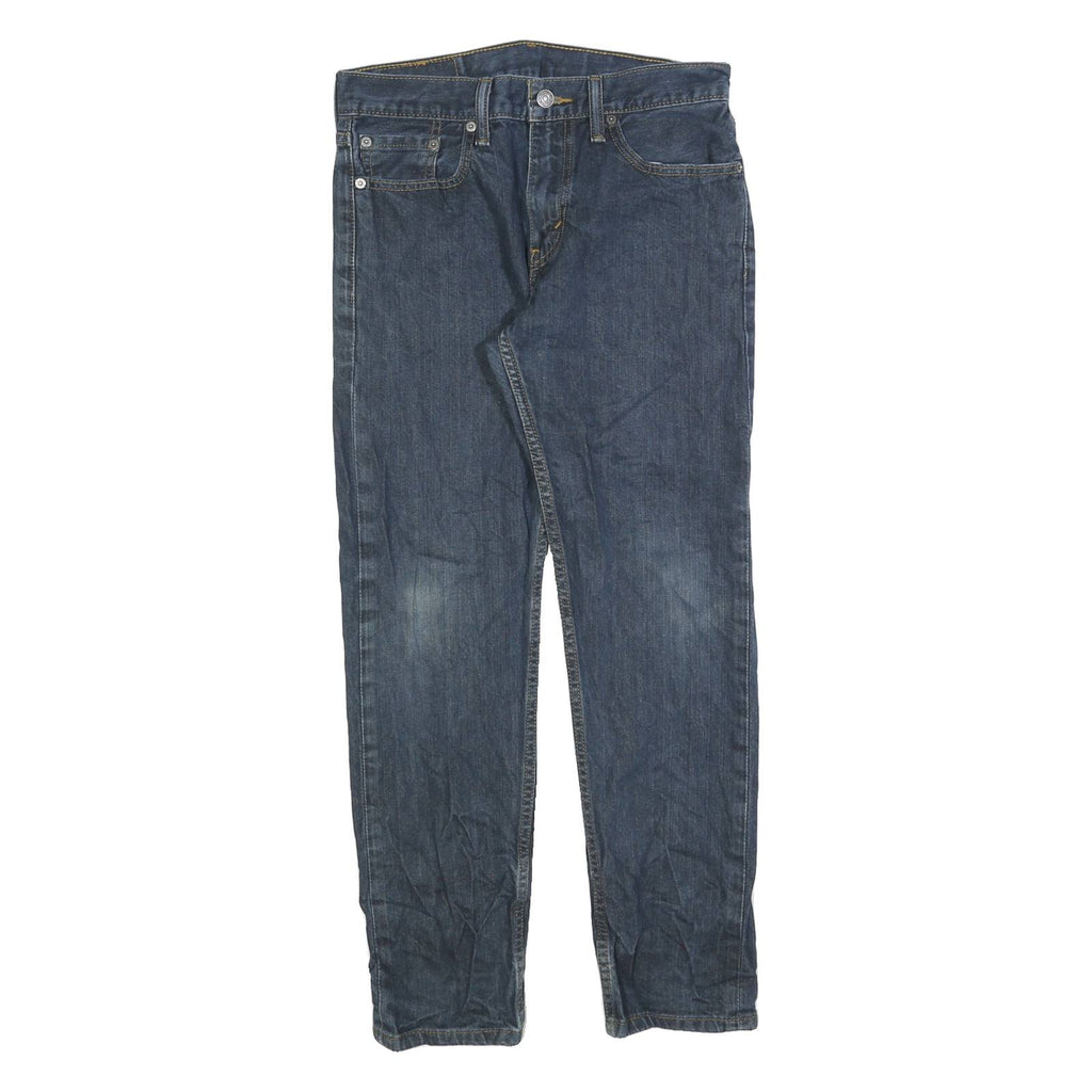LEVI'S 502 Mens Jeans Blue Slim Straight Denim Medium W29 L27 Stylish Zip