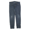LEVI'S 502 Mens Jeans Blue Slim Straight Denim Medium W29 L27 Stylish Zip