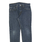 LEVI'S 502 Mens Jeans Blue Slim Straight Denim Medium W29 L27 Stylish Zip