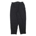 TEDDY'S Womens Cotton Blend Black Relaxed Tapered Trousers W30 L28 Casual Wear