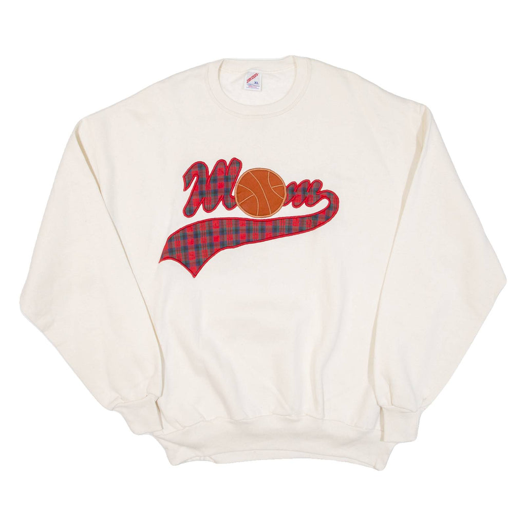 JERZEES Mom Mens Sweatshirt Beige USA XL