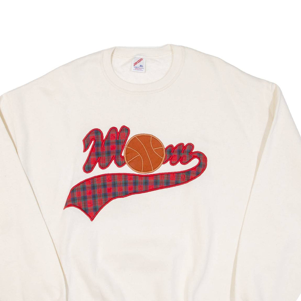 JERZEES Mom Mens Sweatshirt Beige USA XL