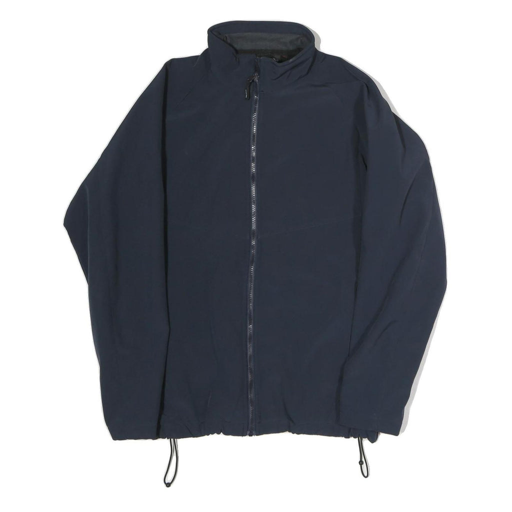 DICKIES Mens Navy Blue Jacket M Cotton Plain Zip Casual Workwear