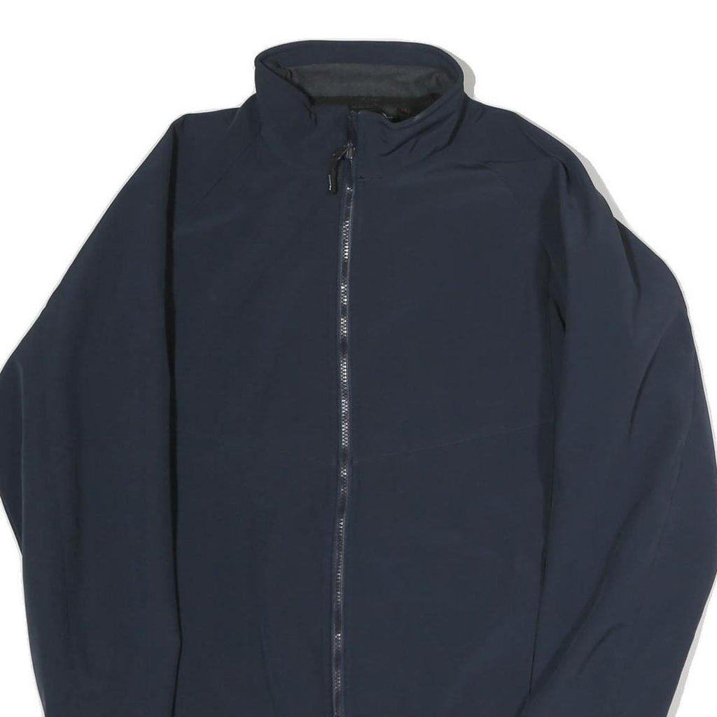 DICKIES Mens Navy Blue Jacket M Cotton Plain Zip Casual Workwear