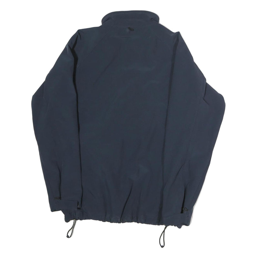 DICKIES Mens Navy Blue Jacket M Cotton Plain Zip Casual Workwear