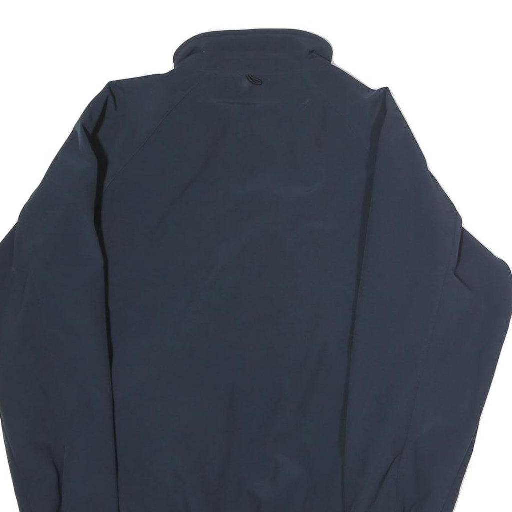 DICKIES Mens Navy Blue Jacket M Cotton Plain Zip Casual Workwear