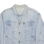 LEE COOPER Womens Blue Denim Button Jacket S Woven Classic Casual