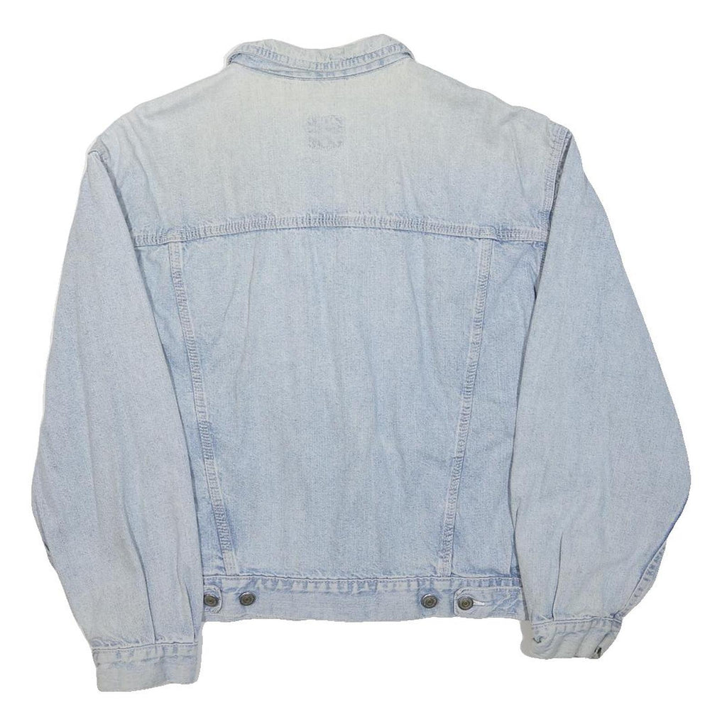 LEE COOPER Womens Blue Denim Button Jacket S Woven Classic Casual