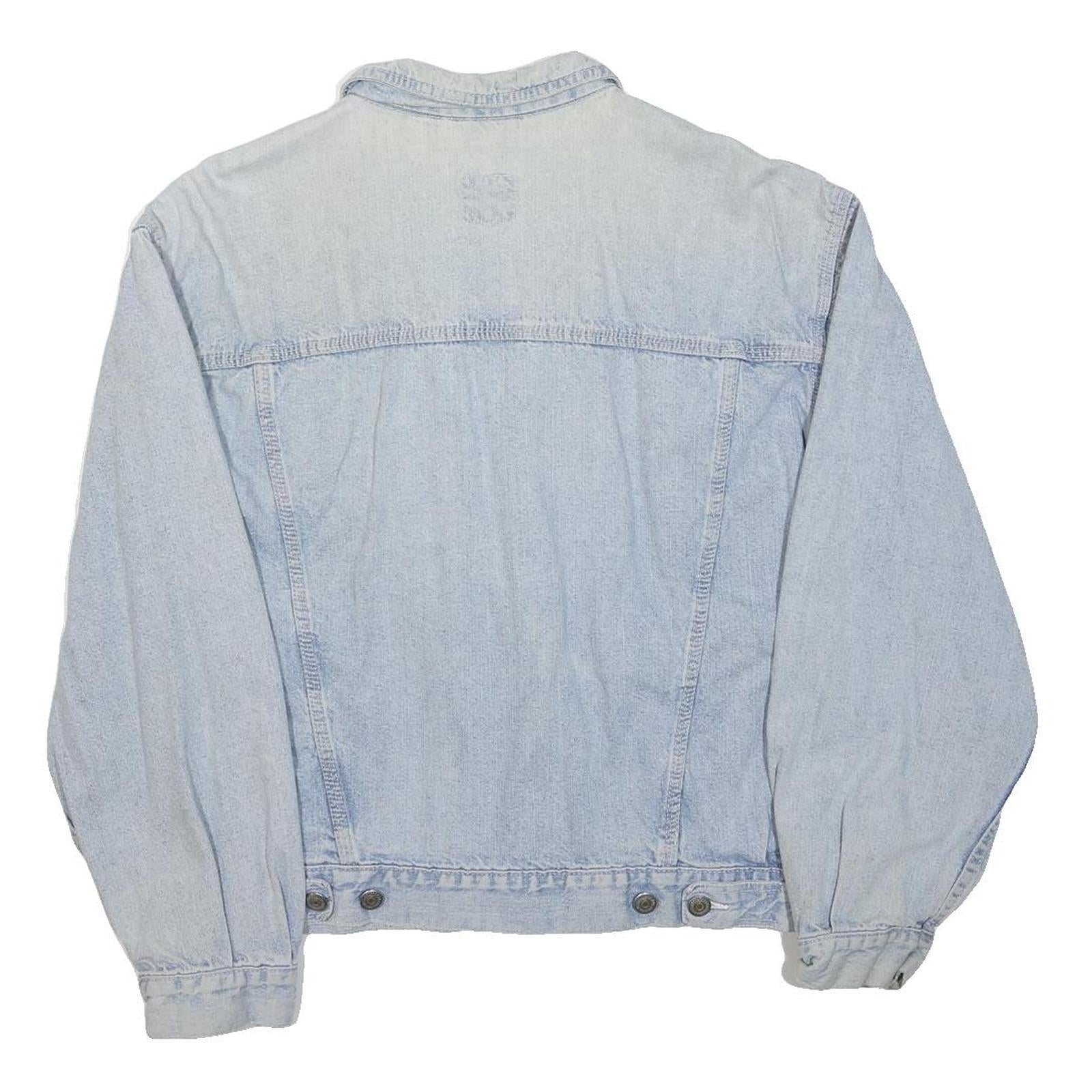LEE COOPER Womens Blue Denim Button Jacket S Woven Classic Casual