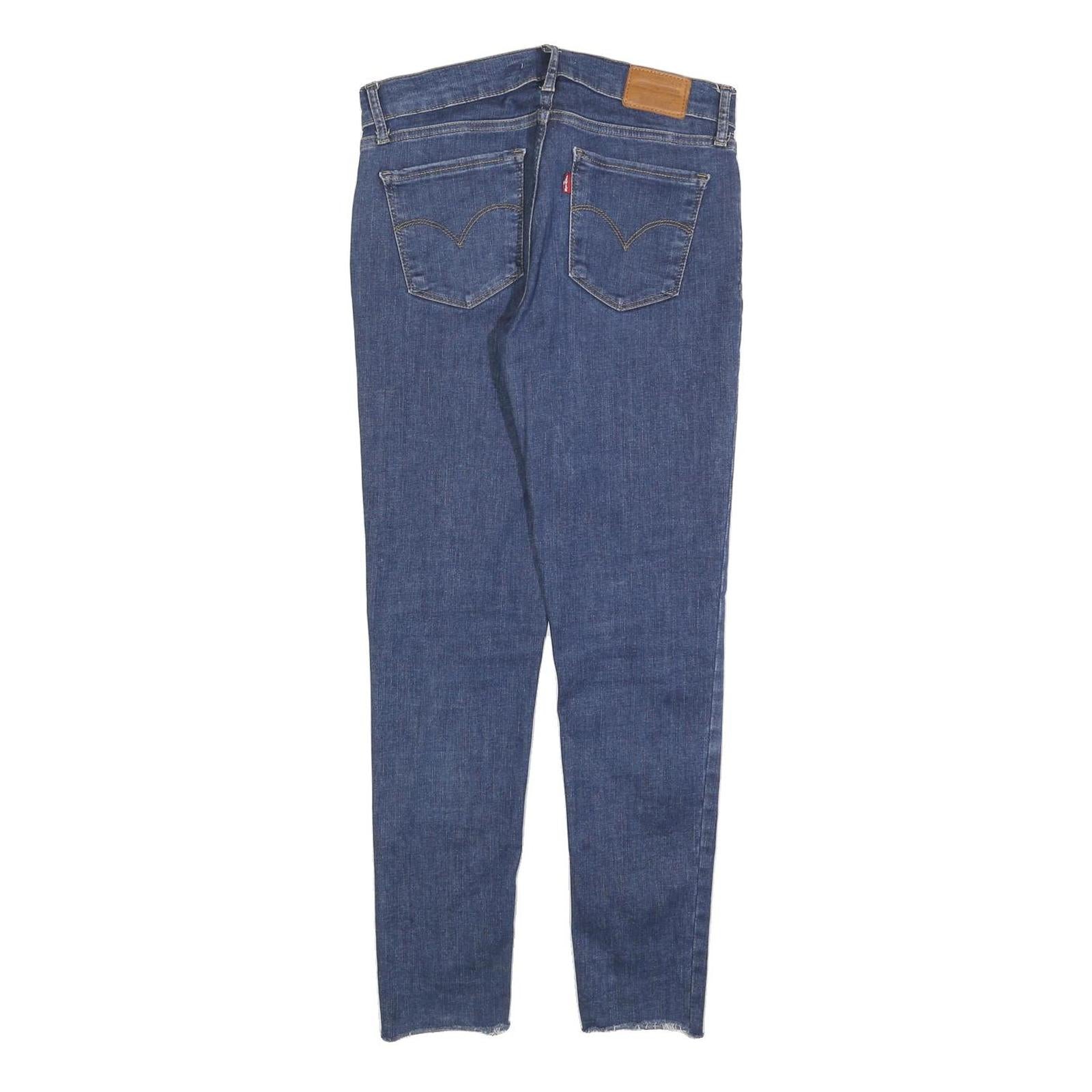 LEVI'S 710 Womens Jeans Blue Slim Skinny Denim Medium W30 L28 Stylish Fit