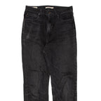 LEVI'S 70s High Womens Jeans Black Regular Straight W28 L27