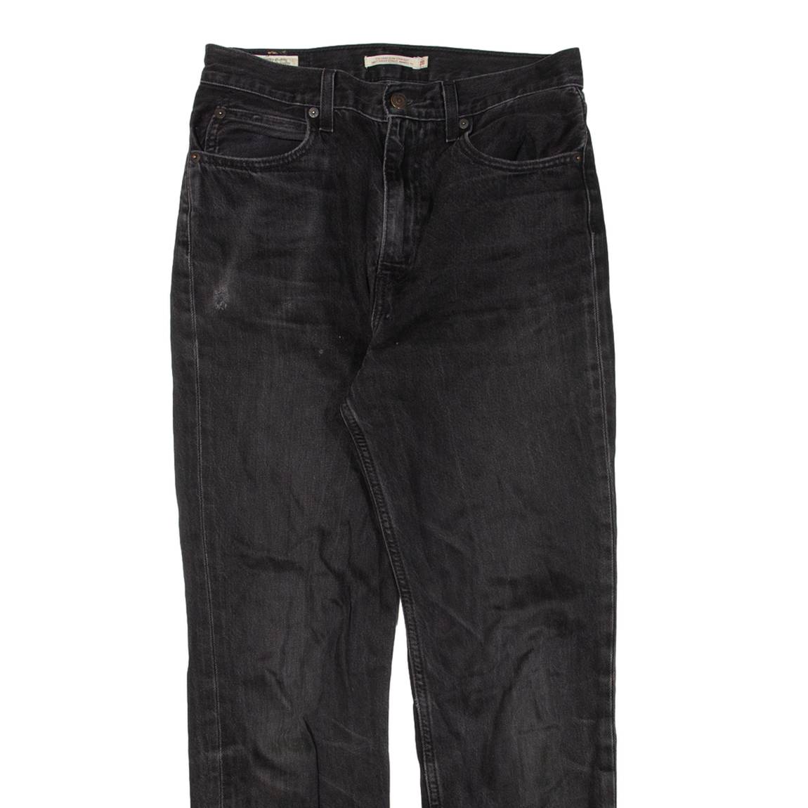 LEVI'S 70s High Womens Jeans Black Regular Straight W28 L27