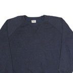 CHAMPION Mens Navy Blue Sweatshirt Crew Neck XL Classic Cotton Blend Pullover