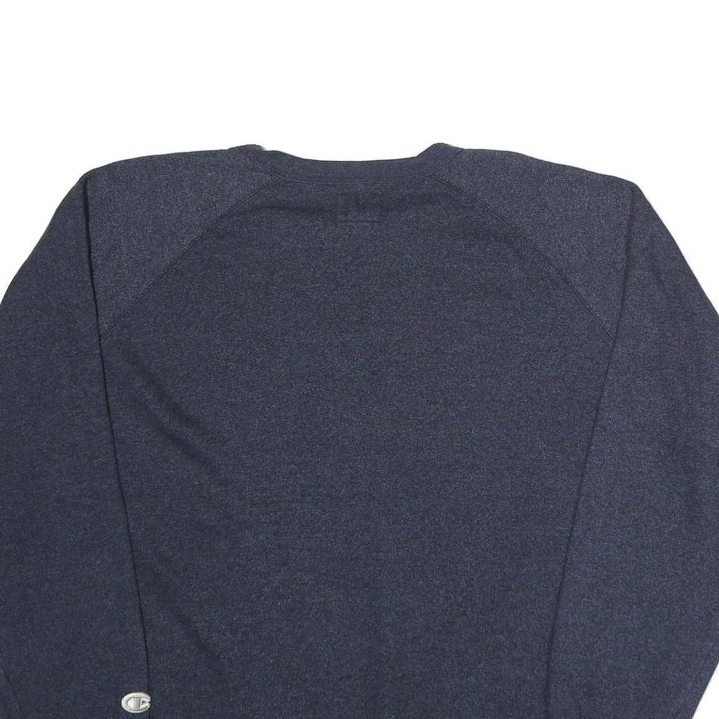 CHAMPION Mens Navy Blue Sweatshirt Crew Neck XL Classic Cotton Blend Pullover