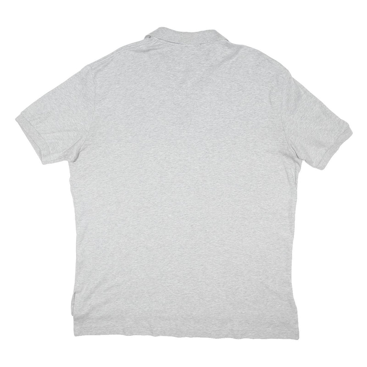 POLO RALPH LAUREN Mens Grey Short Sleeve Plain Cotton Blend Polo Shirt L