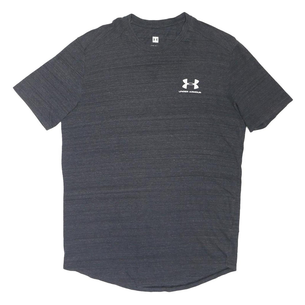 UNDER ARMOUR Mens Grey Graphic T-Shirt M Short Sleeve Crew Neck Performance