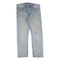 CARHARTT Mens Jeans Blue Regular Straight Denim Medium W37 L32 Zip Closure