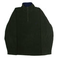 NAUTICA Mens Fleece Green 1/4 Zip M