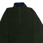 NAUTICA Mens Fleece Green 1/4 Zip M