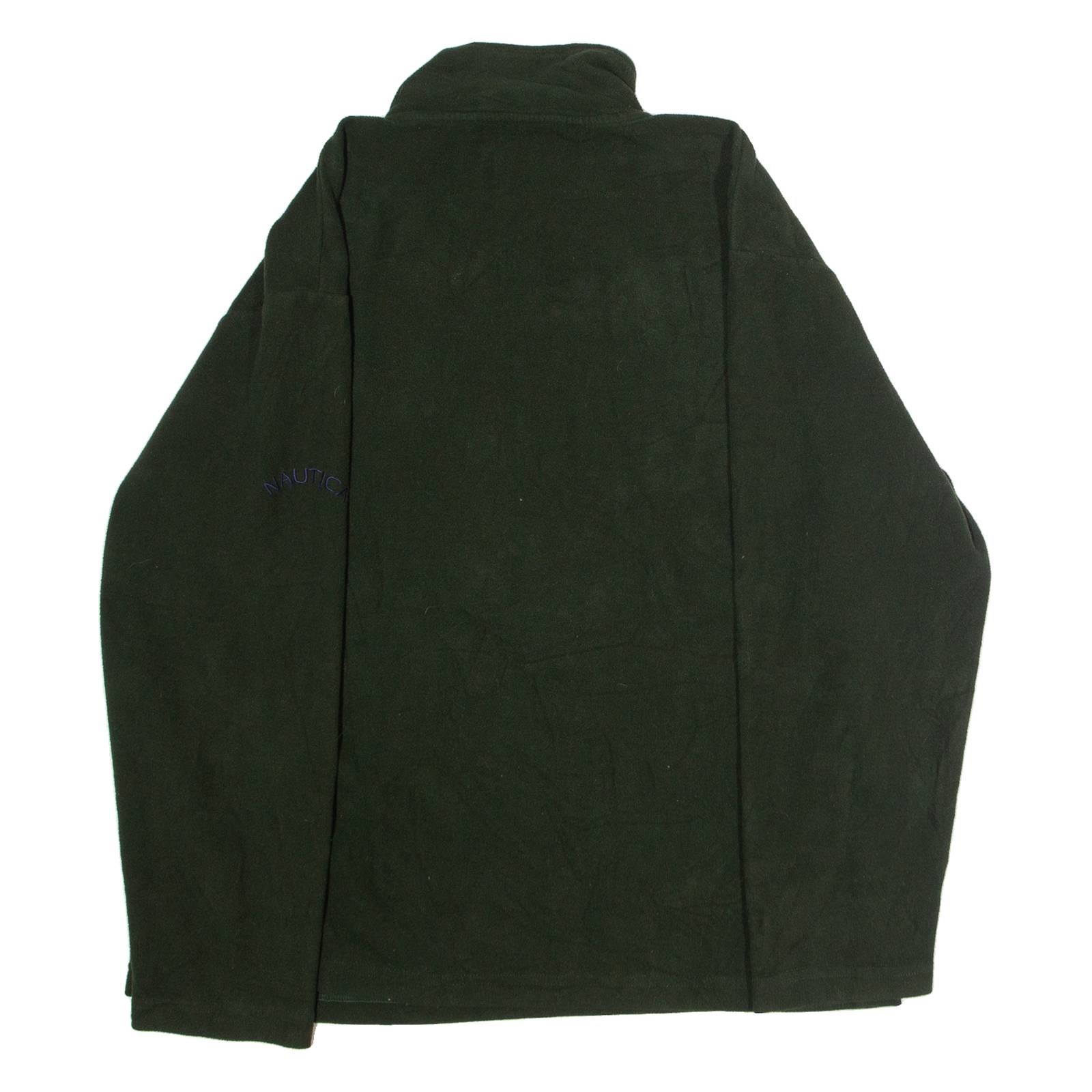 NAUTICA Mens Fleece Green 1/4 Zip M