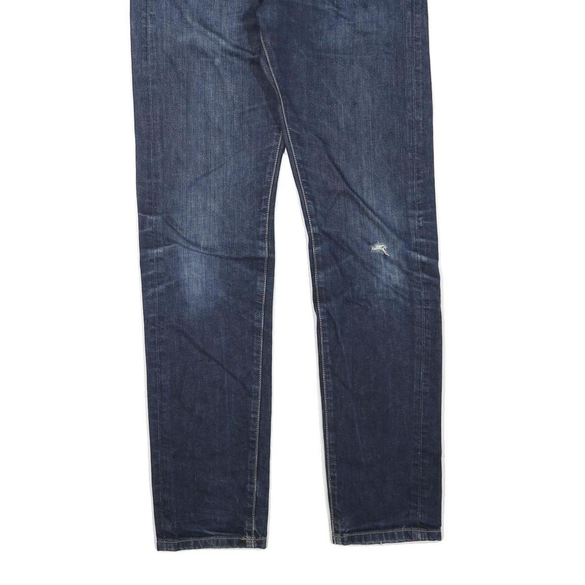 CARHARTT Mens Jeans Blue Regular Skinny Denim Medium W30 L32 Classic Zip