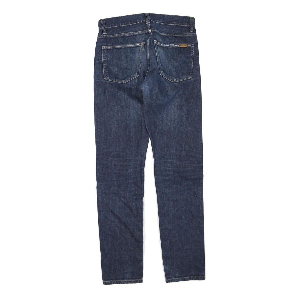 CARHARTT Mens Jeans Blue Regular Skinny Denim Medium W30 L32 Classic Zip