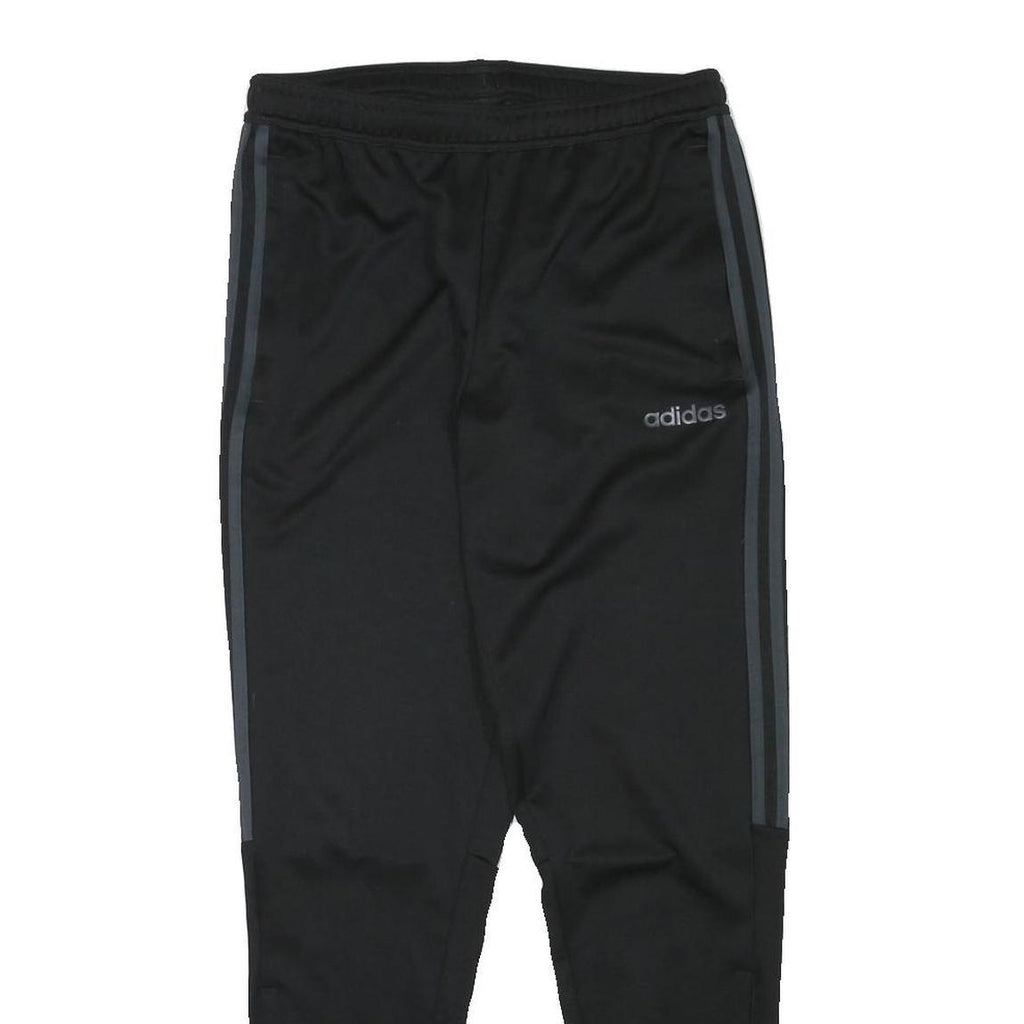 ADIDAS Mens Joggers Black Grey Slim Tapered M W28 L29 Track Pants