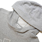ADIDAS Boys Grey Cotton Blend Hoodie XL Classic Logo Pullover Sweatshirt