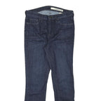 DKNY Womens Regular Blue Denim Jeans W28 L27 Zip Closure Classic Fit Stylish