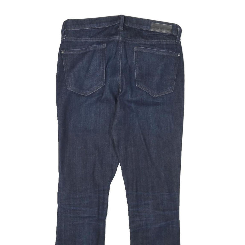 DKNY Womens Regular Blue Denim Jeans W28 L27 Zip Closure Classic Fit Stylish