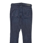 DKNY Womens Regular Blue Denim Jeans W28 L27 Zip Closure Classic Fit Stylish