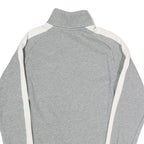 PUMA Mens Grey & White Zip Track Jacket XS Cotton Blend Plain Sportswear