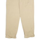 NAUTICA Mens Cotton Beige Classic Straight Trousers W36 L30 Casual Comfortable