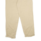 NAUTICA Mens Cotton Beige Classic Straight Trousers W36 L30 Casual Comfortable