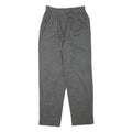 WILLOWRIDGE Womens Wool Blend Grey Relaxed Straight Trousers W26 L28 Comfortable