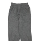 WILLOWRIDGE Womens Wool Blend Grey Relaxed Straight Trousers W26 L28 Comfortable