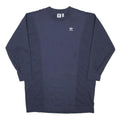 ADIDAS ORIGINALS Womens Blue Dress Polyester Blend Long Sleeve Crew Neck UK 10