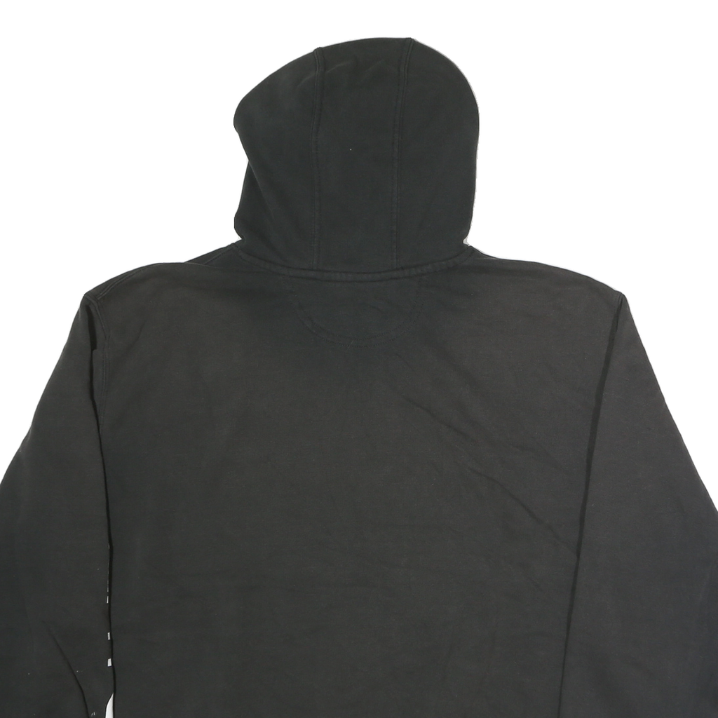 CARHARTT Mens Black Hoodie 2XL Cotton Pullover Logo Print Workwear