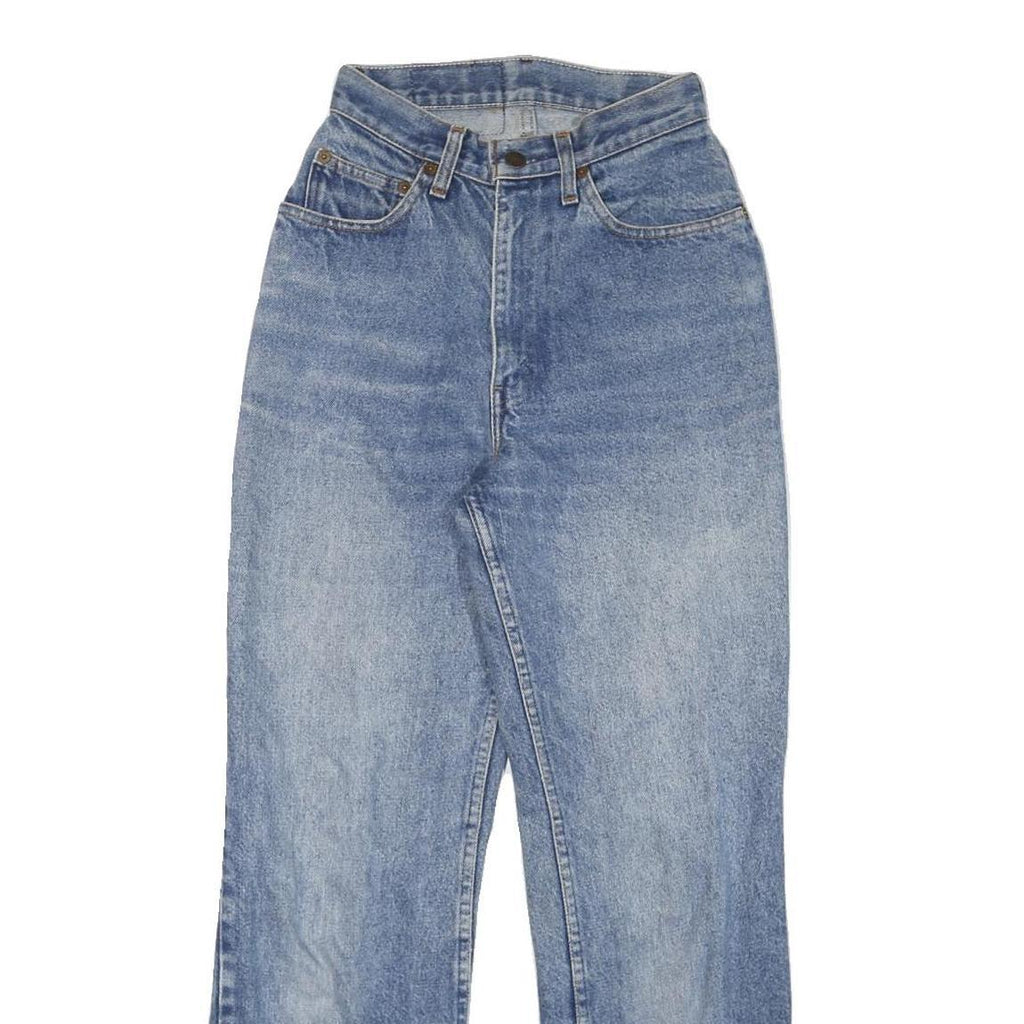 LEVI'S Womens Relaxed Straight Denim Medium W22 L27 Jeans Zip Cotton Blend