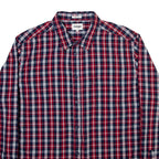 WRANGLER Mens Shirt Red Check Long Sleeve XL