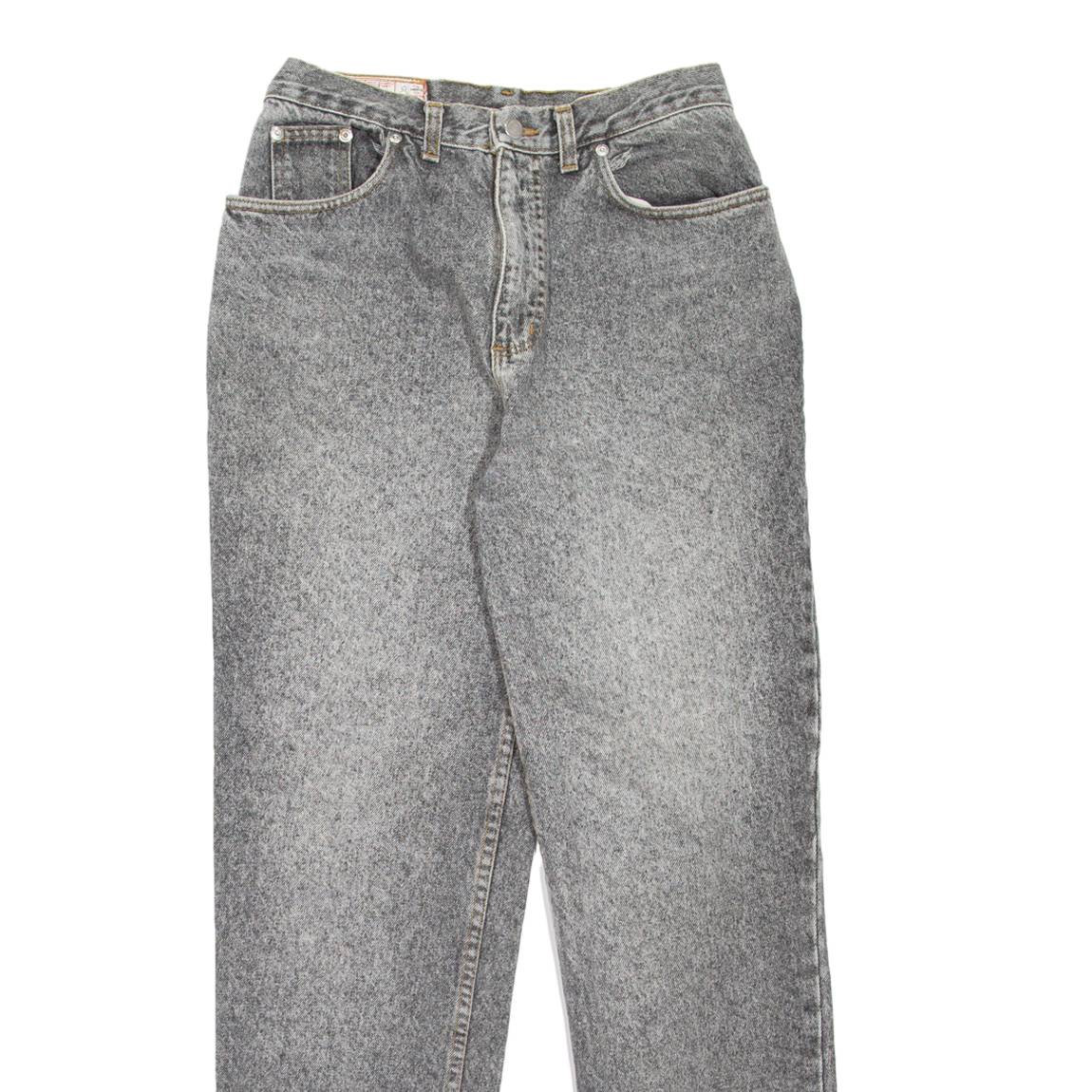 RIFLE Womens Jeans Grey Regular Mom 90s Stone Wash W26 L30