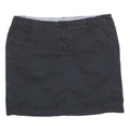 JESSICA Womens Black Mini Cotton Blend Plain Skort M Casual Everyday Style
