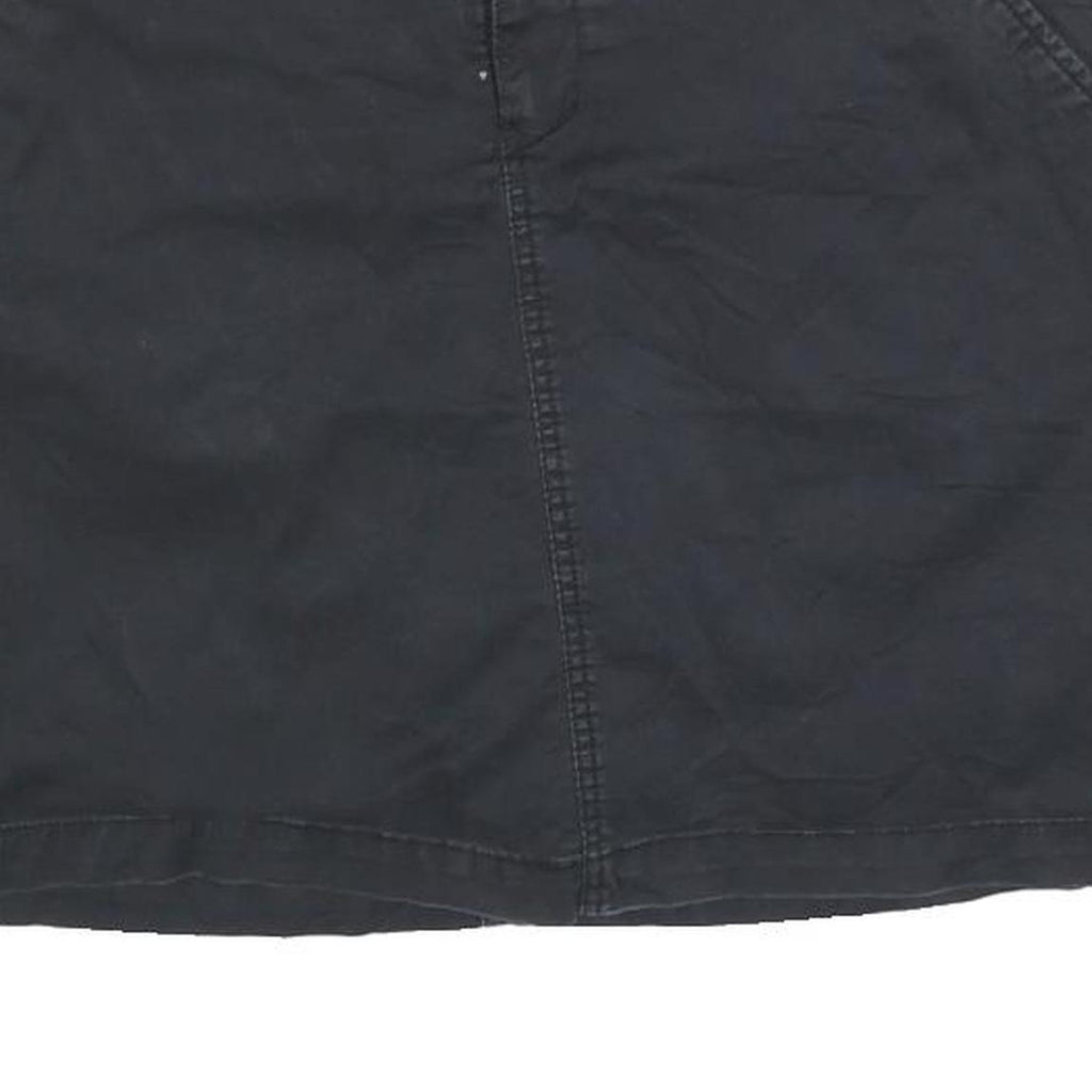 JESSICA Womens Black Mini Cotton Blend Plain Skort M Casual Everyday Style